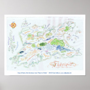 Map of Faërie Poster
