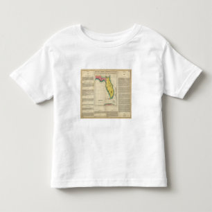 Map Of Florida Toddler T-Shirt