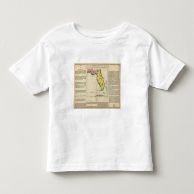 Map Of Florida Toddler T-Shirt (Front)