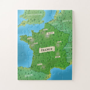 Map Of France Jigsaw Puzzle