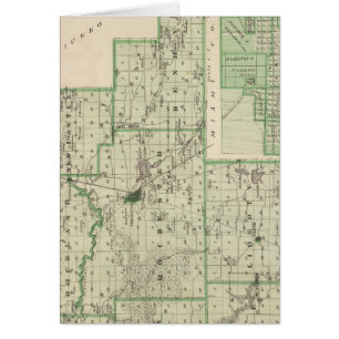 Map of Fulton County with Rochester, Fulton Co