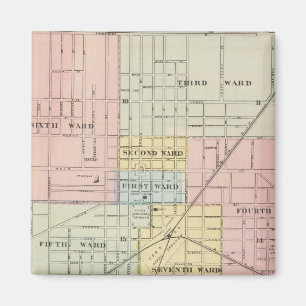 Map of Galesburg City, and Monmouth and Aledo Magnet