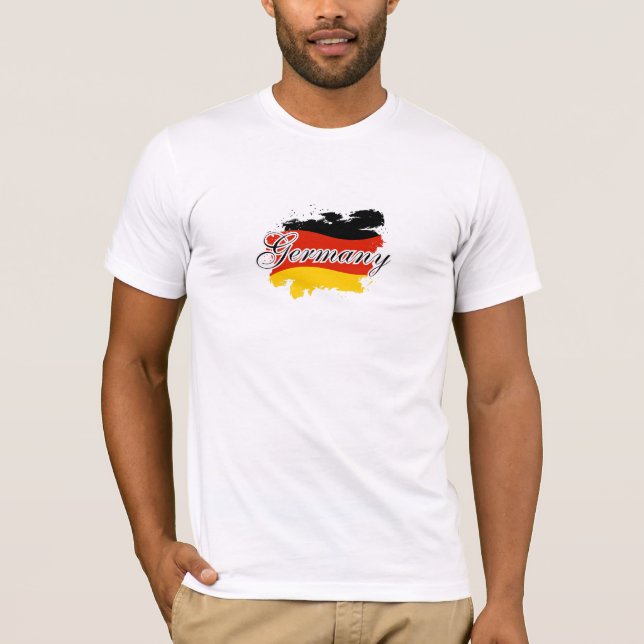 Map of Germany , german Flag Gift T-Shirt (Front)