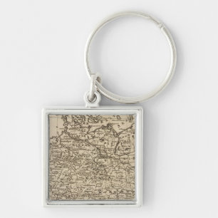 Map of Germany Key Ring