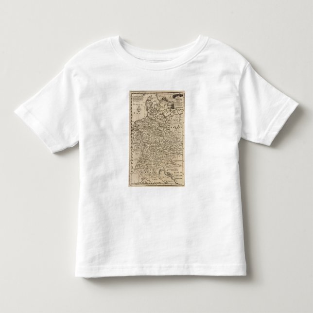 Map of Germany Toddler T-Shirt (Front)