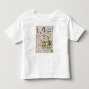 Map of Great Britain Toddler T-Shirt