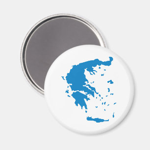 Map of Greece Magnet