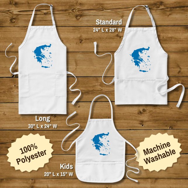 Map of Greece Standard Apron (Creator Uploaded)