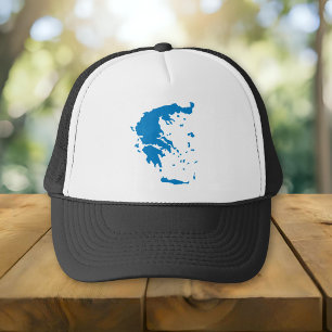 Map of Greece Trucker Hat