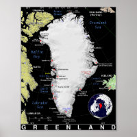 Map of Greenland