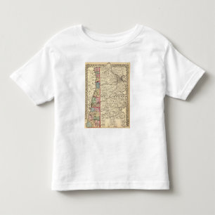 Map of Hancock, Brooke, Ohio, Marshall counties Toddler T-Shirt