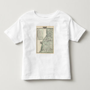 Map of Henderson County and Oquawka Toddler T-Shirt