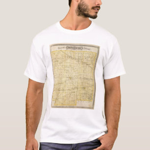 Map of Hendricks County T-Shirt