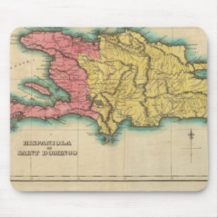 Map Of Hispaniola, Or St Domingo Mouse Pad