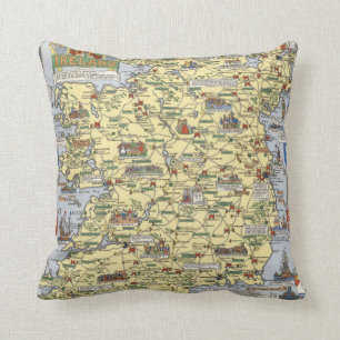 Map of Historical Ireland Cushion