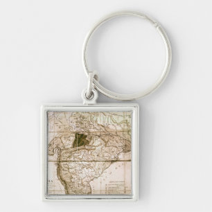 Map of India, 1803 Key Ring