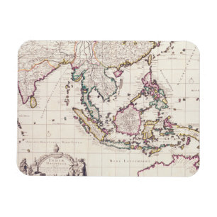 Map of India & the East Indies Magnet