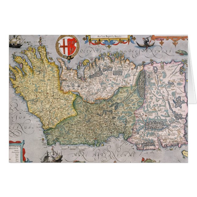 Map of Ireland (Front Horizontal)