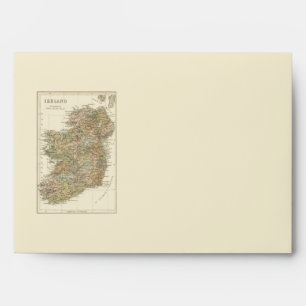 Map of Ireland 1862 Wedding Stationery Envelopes