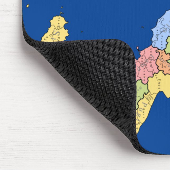 Map of Italy * Mapa de Italia Mouse Pad (Corner)