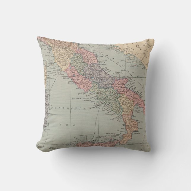Map of Italy Pillow (Front)