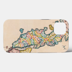 Map of Japan in 1655 iPhone 13 Case