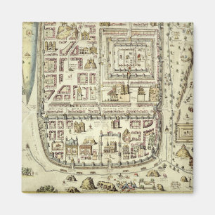 Map of Jerusalem and the surrounding area, from 'C Magnet