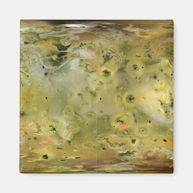 Map of Jupiter's moon Lo Magnet (Front)