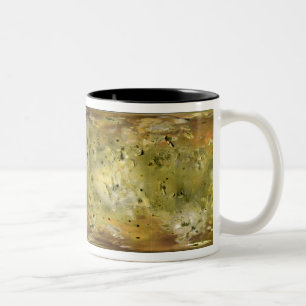 Map of Jupiter's moon Lo Two-Tone Coffee Mug