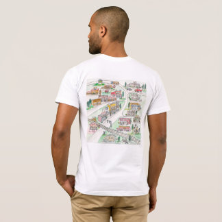 Map of Kane, PA Men's T-Shirt