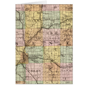 Map of Kent County, Michigan