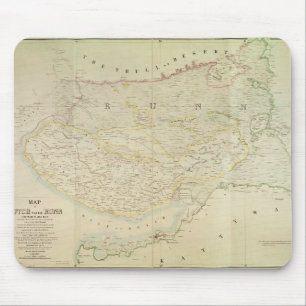 Map of Kutch and Runn, India, 1854 Mouse Pad