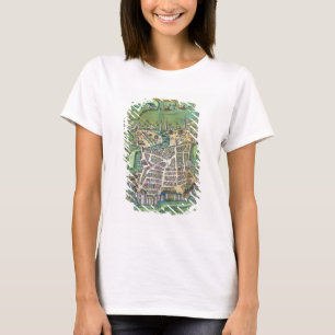 Map of La Rochelle, from 'Civitates Orbis Terrarum T-Shirt