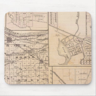 Map of Lake County with Lowell Mouse Pad