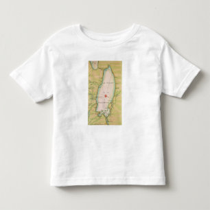 Map of Lake Ontario Toddler T-Shirt