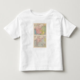 Map of Languages and Religions in Germany Toddler T-Shirt