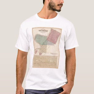Map of Le Sueur, Map of Cleveland, Minnesota T-Shirt