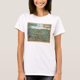 Map of Linz, from 'Civitates Orbis Terrarum' by Ge T-Shirt