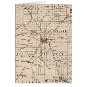 Map of Logan County
