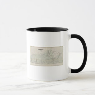 Map of Long Branch, NJ Mug