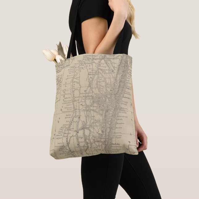 Map of Madagascar Tote Bag (Close Up)