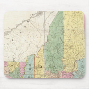 Map of Maine, New Hampshire, Vermont Mouse Pad