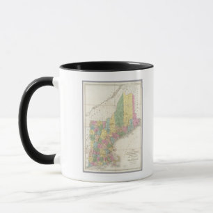 Map of Maine, New Hampshire, Vermont Mug