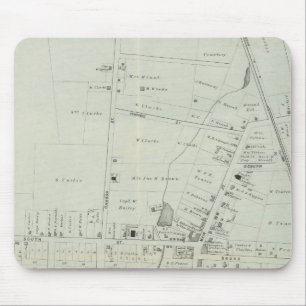 Map of Manasquan, New Jersey Mouse Pad