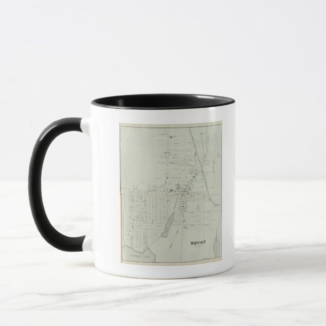 Map of Manasquan, New Jersey Mug (Left)