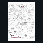 Map of Manuscript Earth Poster<br><div class="desc">Writing is an ADVENTURE! Sometimes one that you undertake willingly, other times it's thrust upon you and will test your character. This map is the product of a large amount of experience, tears, frustration, and occasional glory with the process of academic publishing. Let it be your guide! Or not- that...</div>