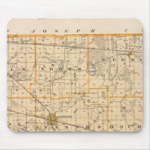 Map of Marshall County Mouse Pad