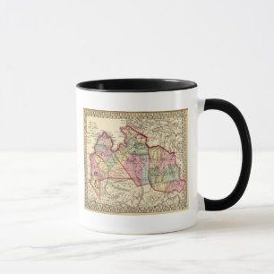 Map of Mason, Jackson, Roane counties Mug