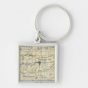 Map of Mercer County, Rock Island and Plano Key Ring