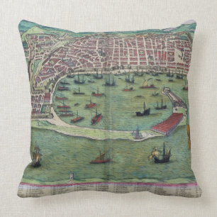 Map of Messina, from 'Civitates Orbis Terrarum' by Cushion